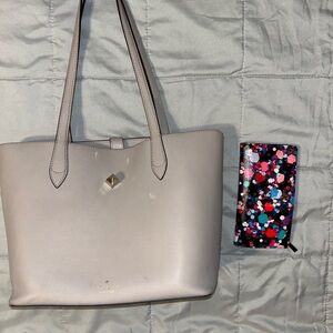 Kate Spade Grey Tote Bag